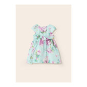 Mayoral Baby Girl Aqua Printed Dress